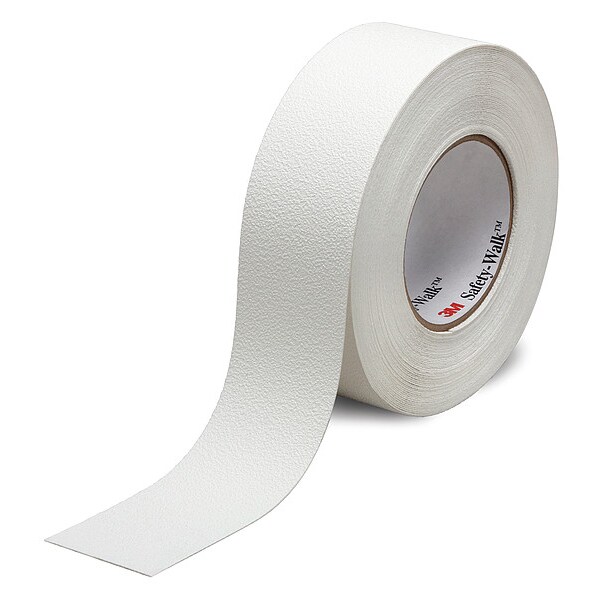 3M Anti-Slip Tape vinyl Proprietary Grit Size, White, 4" W x 60 ft. L, 23 mil Thick - 280-4X60