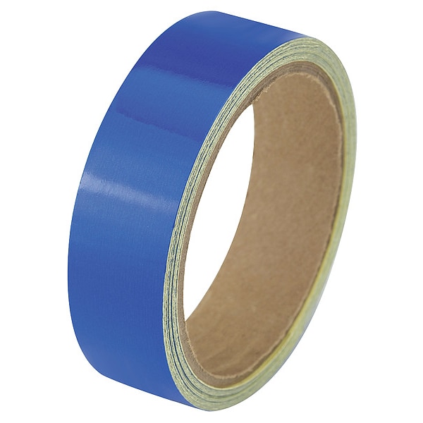 Zoro Select Floor Marking Tape vinyl 1 in W x 5.5 mil Thick - ZRF1X5BL