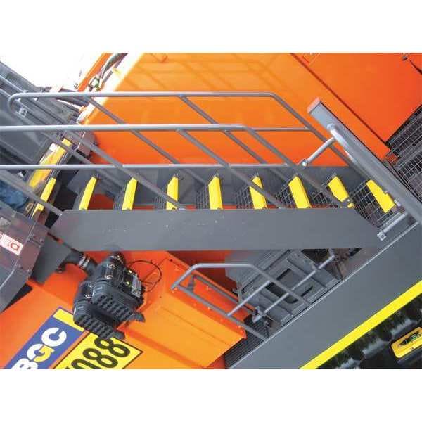 Vigil Antislip Anti-Slip Stair Nosing Steel Yellow, 23 39/64 in W x 7/64 in Thick - 02-460