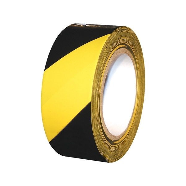 Electriduct Hazard Safety Adhesive Tape- 2" x 40yds(120ft)- Yellow/Black - TAPE-FST-2