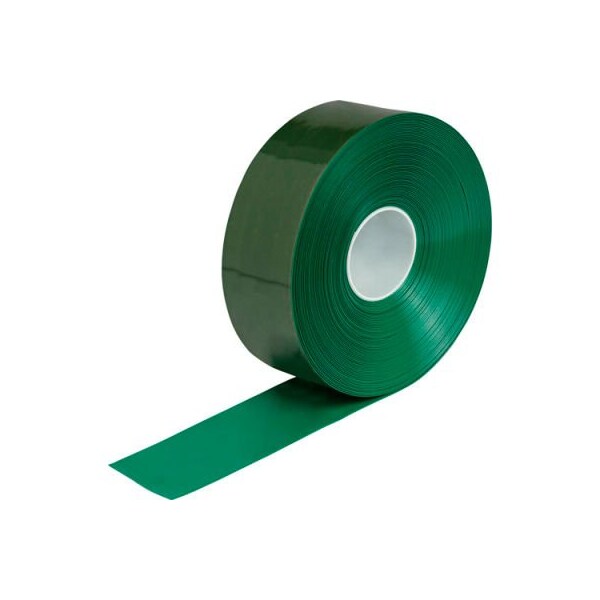 Brady Brady ToughStripe Max Floor Marking Tape, Vinyl, 3W x 100'L, Green - 149639