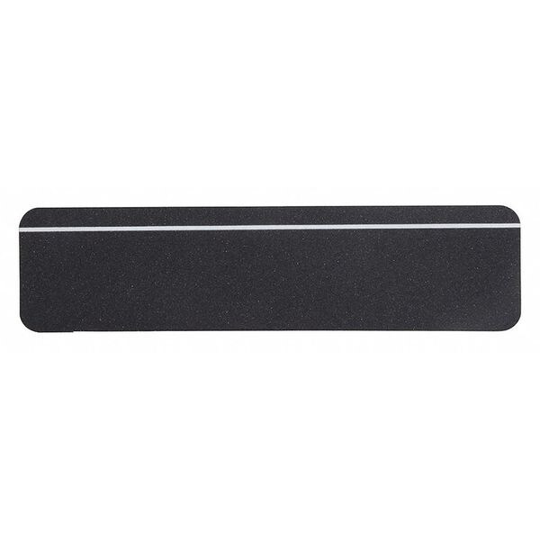 Jessup Safety Track Commercial Grade Anti Slip Grit with PL Tread Silicon Carbide, Adhesive: Rubber Black, 6" W x 24" L - 3100-6X24-PL