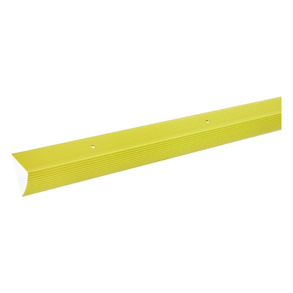 Tower Sealants M-D Building Products 1.125 in. H X 1.28 in. W X 36 in. L Prefinished Satin Brass Aluminum Stair Edg - 79020