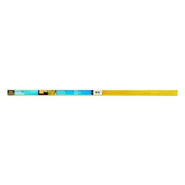 Tower Sealants M-D Building Products 1.125 in. H X 1.28 in. W X 36 in. L Prefinished Satin Brass Aluminum Stair Edg - 79020