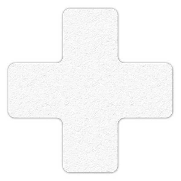 Tuffmark Workplace Floor Organization Marker Vinyl Film White, 6" W x 6" L - LM120W