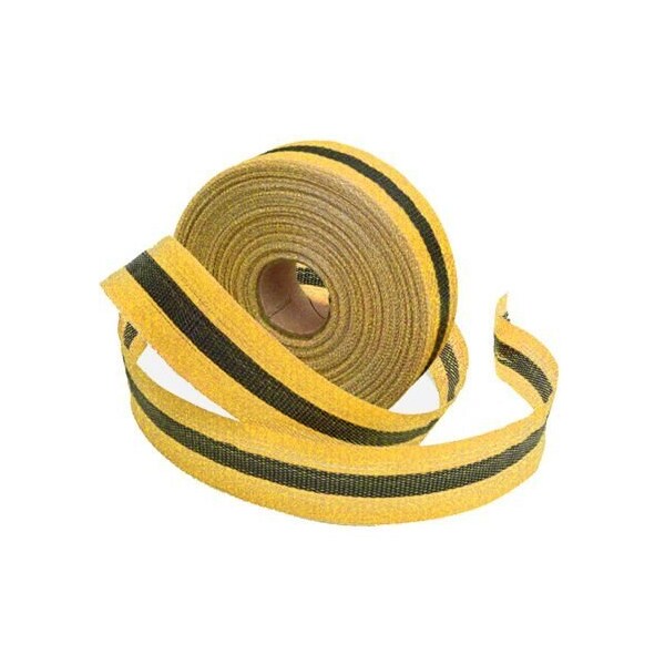 Accuform WOVEN BARRICADE TAPE SOLID W BLACK PTW202 - PTW202