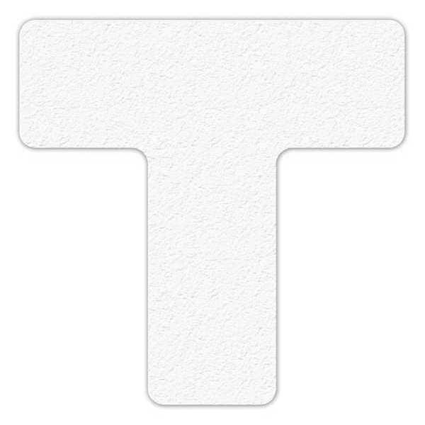 Tuffmark Workplace Floor Organization Marker Vinyl Film White, 6" W x 6" L - LM130W