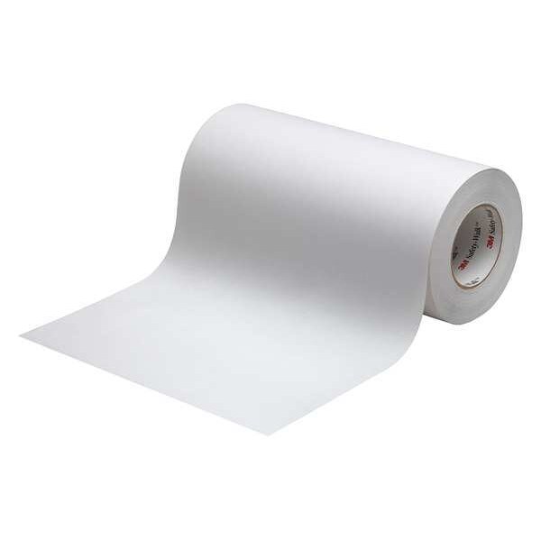3M Anti-Slip Tape Vinyl, Adhesive: Acrylic Proprietary Grit Size, Clear, 1 ft. W x 60 ft. L - 19305