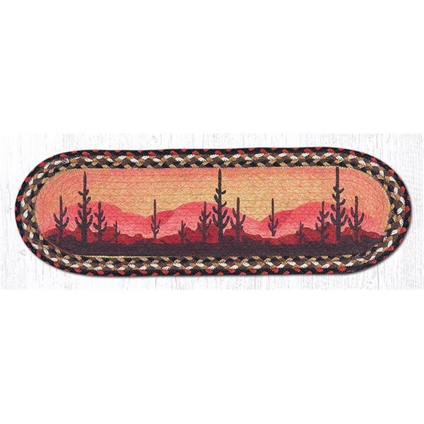 H2H 27 x 8.25 in. Desert Sunset Oval Stair Tread - H22548651