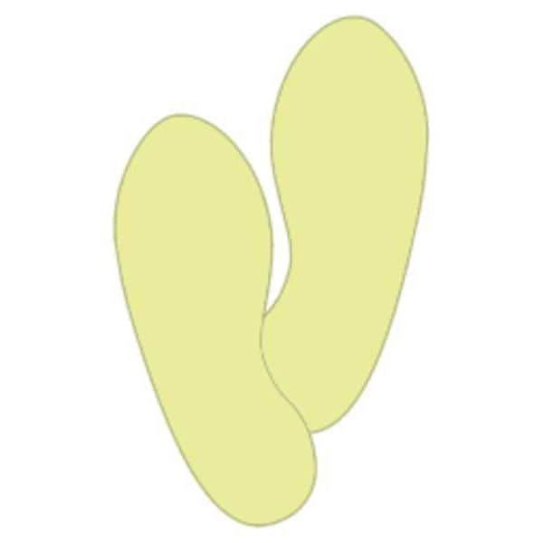 Accuform Glow in Dark Tape Polyester, Adhesive: Acrylic Green Yellow, 2-1/8" W x 10 mil Thick - PTS472