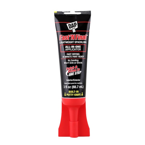 Dap DAP Fast 'N Final Ready to Use Off-White Lightweight Spackling Compound 3 oz - 7079812321