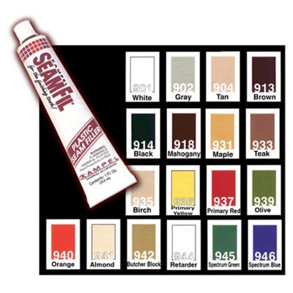 Hd K901 White Seam-Fil 1 oz. Tube - K901