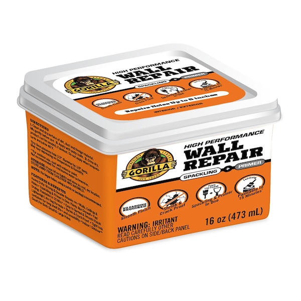 Gorilla Glue Gorilla White in. W X Wall Repair in. L Wall Repair Kit - 103963