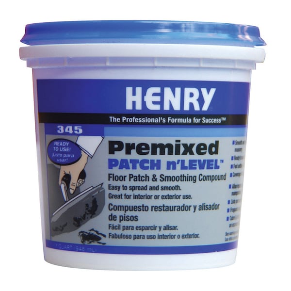 Ww Henry Henry Premixeed Ready to Use Gray Patch and Leveler 1 qt - 12063