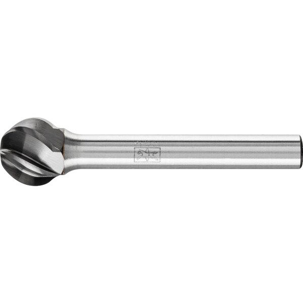 Pferd HICOAT Bur - Ball Shape, ALU Cut - 1/2" x 7/16" x 1/4" Shank - SD-5, NFE Coating - 27235