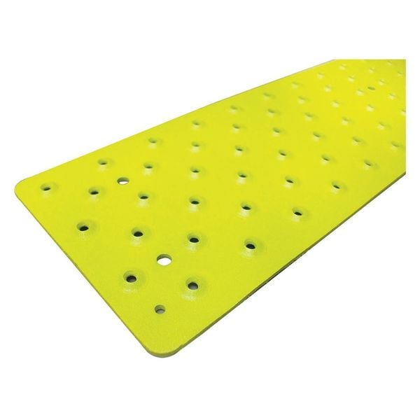 Handi Treads Stair Tread Cover Aluminum Yellow, 36 in W x 3/32 in Thick - NST103736YL0