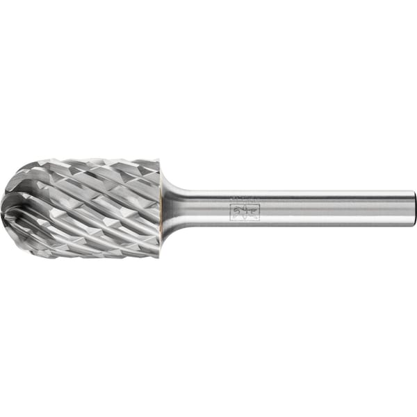 Pferd Carbide Bur - Cylind. Radius End, STEEL Cut - 5/8" x 1" x 1/4" Shank - SC-6 - 24478