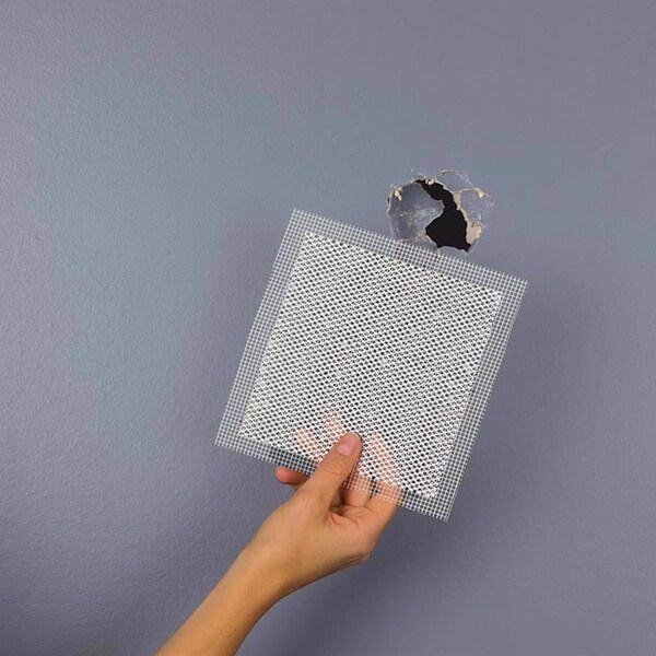 Adfors Saint-Gobain ADFORS FibaTape 4 in. L X 4 in. W Fiberglass Reinforced Aluminum White Self Adhesive Wa - FDW6836-U