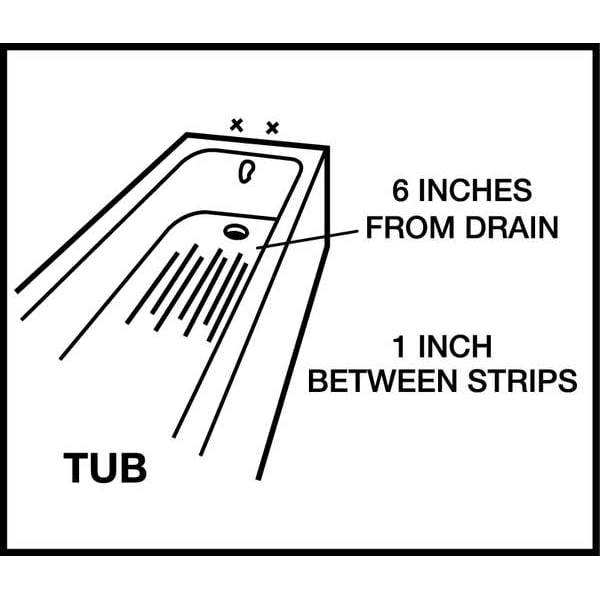 3M Anti-Slip Tread vinyl Proprietary Grit Size, White, 3/4" W x 17" L - 7705