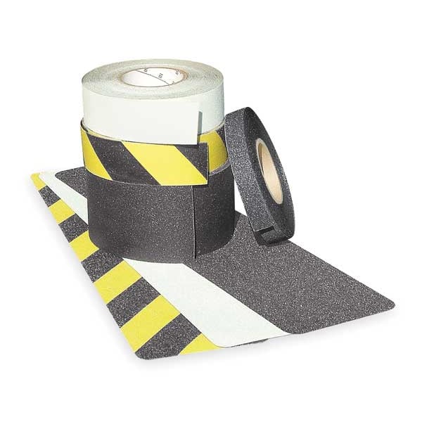 Wooster Products Anti-Slip Tape Polyurethane 36 Grit Size, Black, 1 ft. W x 30 ft. L, 53 mil Thick - GRAN12615