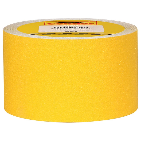 Condor Anti-Slip Tape 46 Grit Size, 4 in W x 60 ft L, 0.03 in Thick - GRAN15289