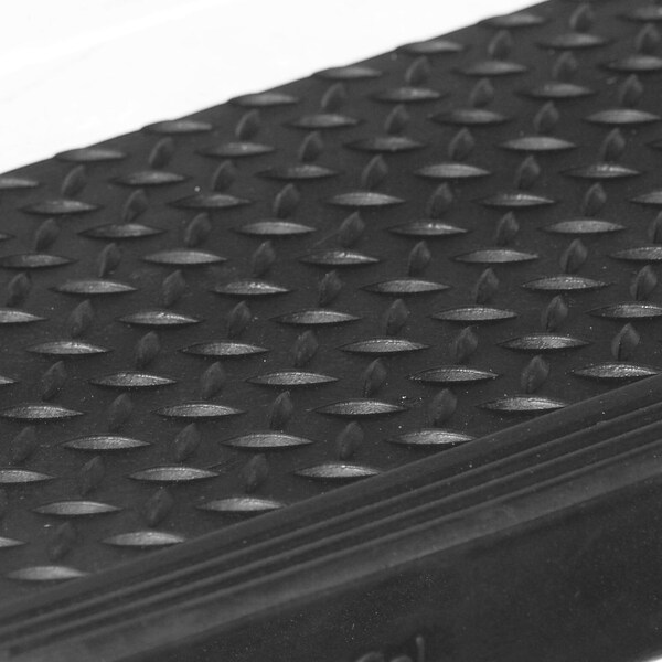 Rubber-Cal "Diamond-Plate Commercial" Step Mat - 10" x 48" - 6pack - 10-104-014P