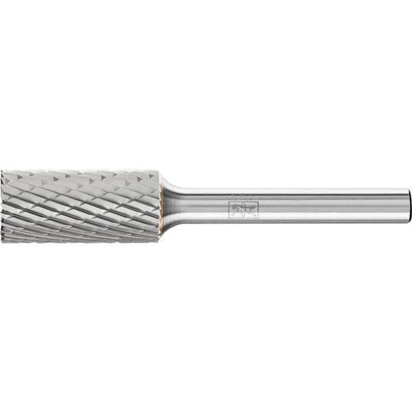 Pferd Carbide Bur - Cylind. (End Cut), DBL Cut - 1/2" x 1" x 1/4" Shank - SB-5 - 24282