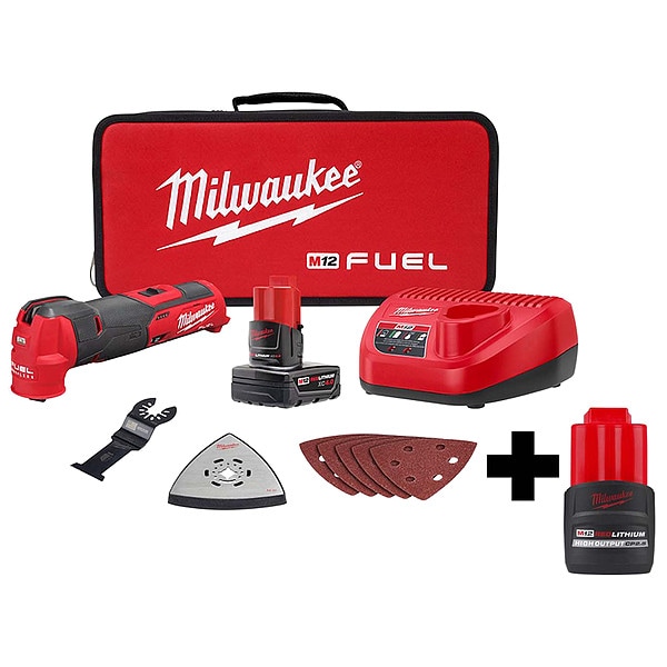 Milwaukee Tool M12 FUEL Multi-Tool Kit, M12 CP2.5 - 2526-21XC, 48-11-2425