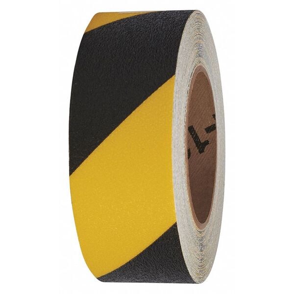 Jessup Flex Track Tape, Black/Yellow Stripe, 2"x54 ft., PK6 - 4215-0150