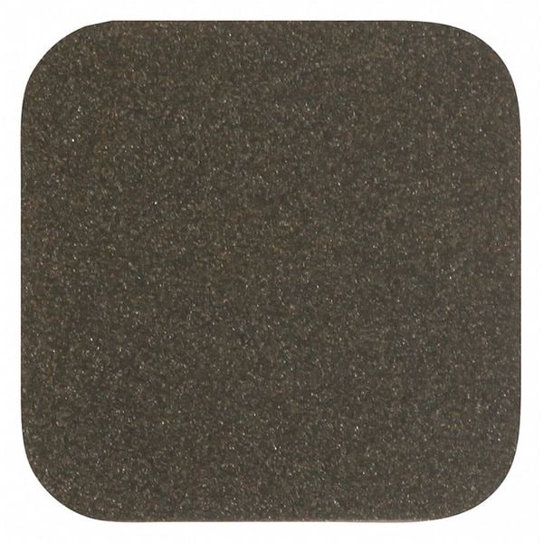 Jessup Safety Track Commercial Grade Anti Slip Grit Tread Aluminum Oxide, Adhesive: Acrylic Brown, 5-1/2" W x 5-1/2" L - 3345-5.5X5.5
