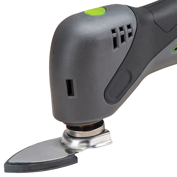 Genesis 8-Volt Li-Ion Cordless Oscillating Tool with Battery Pack, Charger, and Sandpaper - GLMT08B