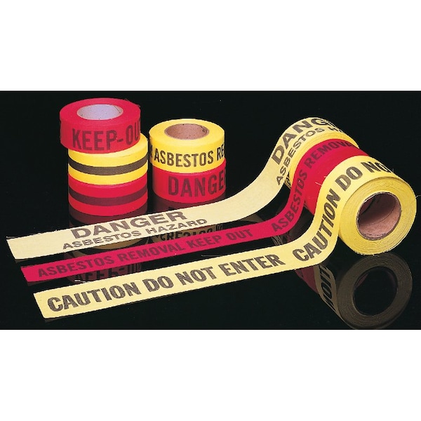 Mutual Industries Repulpable Tape Cotton Red, 2" W x 45 yd. L - 17771-79-2000
