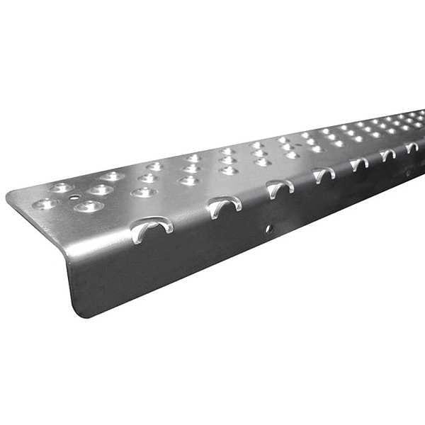 Handi Ramp Stair Nosing Aluminum Silver, 30 in W x 1/8 in Thick - NSN129030SL0