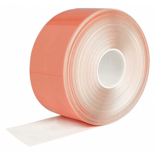 Brady ToughStripe Max Colored Tape Vinyl, Adhesive: Acrylic White, 4" W x 100 ft. L, 52 mil Thick - 149647