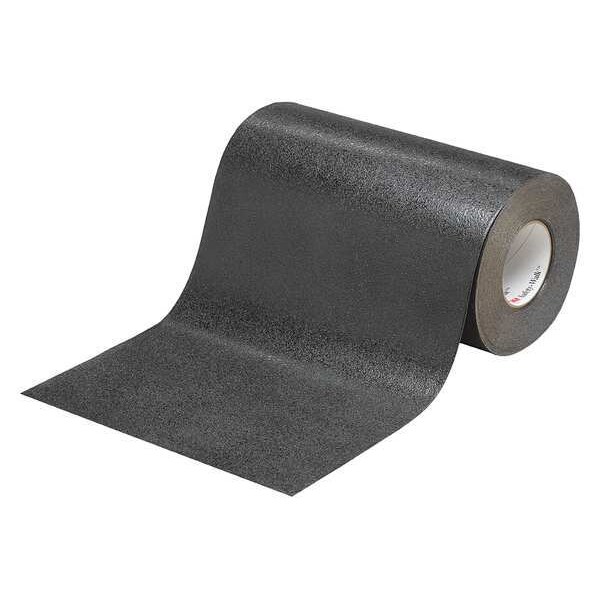 3M Anti-Slip Tape Mineral Coated 60 Grit Size, Black, 1 ft. W x 60 ft. L, 36 mil Thick - 510-12X60