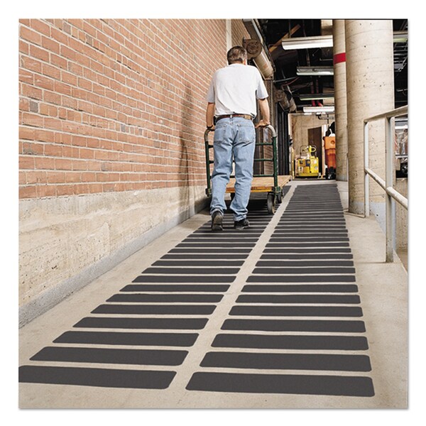 3M Safety-Walk Safety-Walk General Purpose Tread Rolls, 4" x 60 ft, Black - 610
