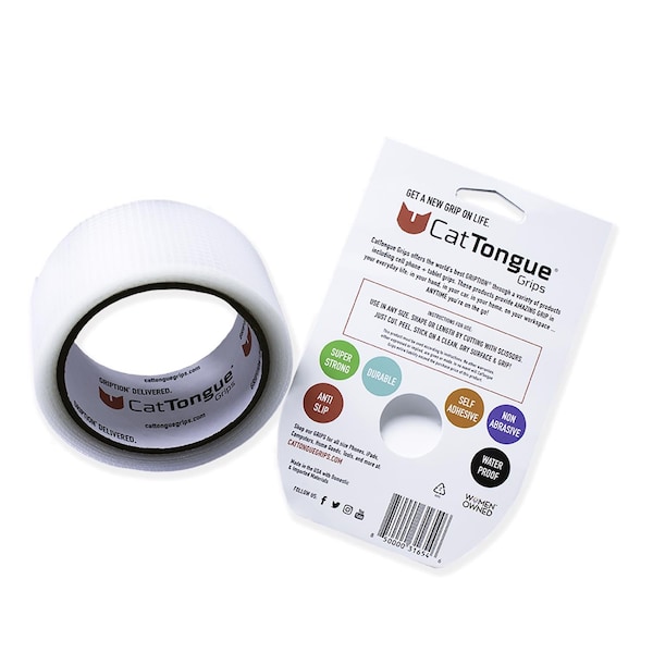 Cattongue Grips CatTongue Grips Gription Clear Anti-Slip Tape 2 in. W X 10 ft. L 1 pk - UC18-00161