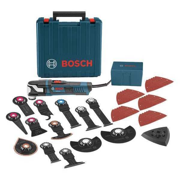 Bosch Oscillating Tool Kit, 120 V AC, Corded, 3.6  Degrees Oscillation Angle, Starlock Max Series - GOP55-36C2