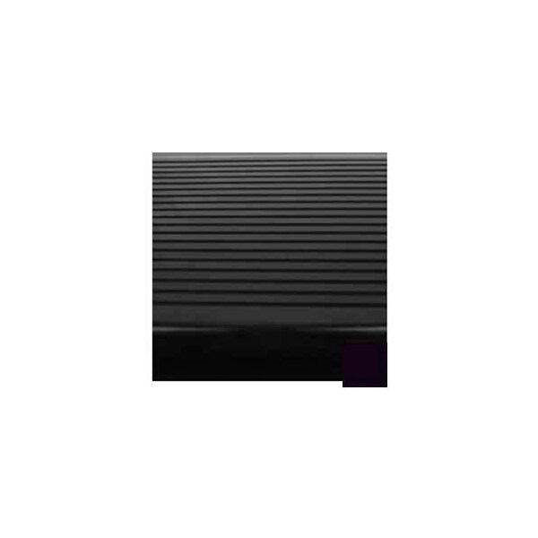 Roppe Stair Tread Square Nose 36inL - Black - 36801P100