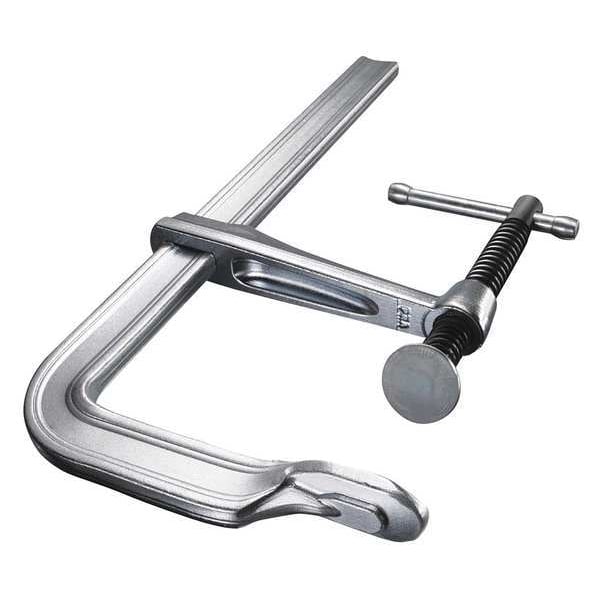 Bessey 18 in Bar Clamp, Forged Steel Handle and 4 3/4 in Throat Depth - 1200-S18