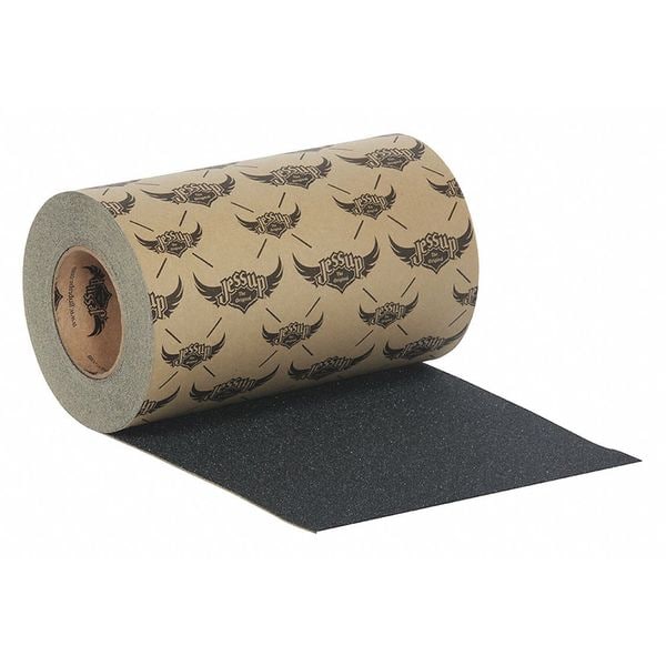 Jessup Griptape Griptape Roll Silicon Carbide Black, 9-1/2" W x 60 ft. L - 3100-9.5-SB