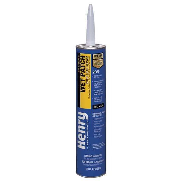 Henry Roof Leak Repair, 10.1 oz, Cartridge, Black - HE209GR004