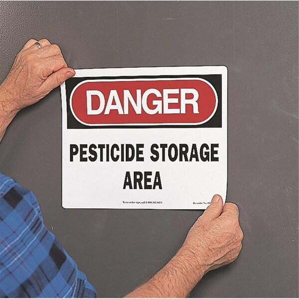 Voss Signs Voss Signs Danger/Pesticide Storage Area Magnetic Sign - D192M