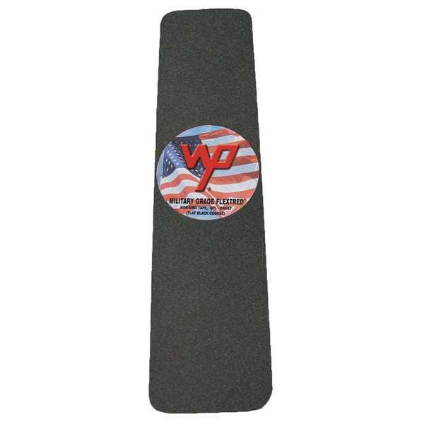 Military Grade Flextred Anti-Slip Tread Polymer 20 Grit Size, Black, 6" W x 24 ft. L, 54 mil Thick - MG24.0624.BLA