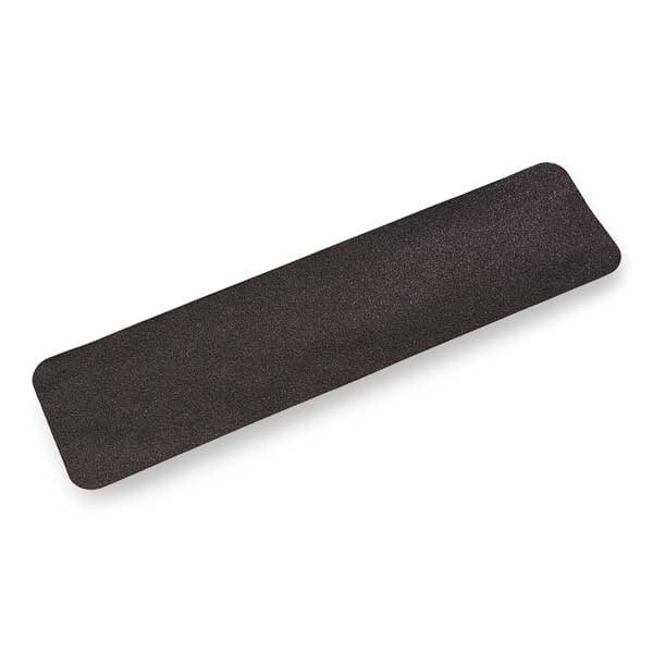 Zoro Select Anti-Slip Tread Aluminum oxide 60 Grit Size, Black, 6" W x 2 ft. L, 42 mil Thick - GRAN1354
