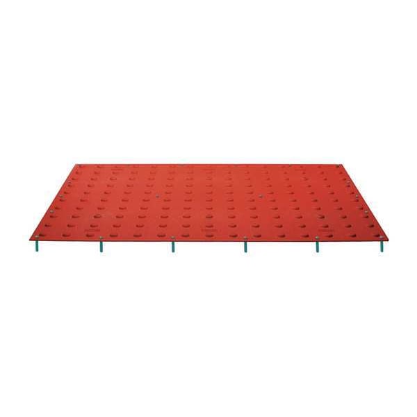 Tuftile ADA Warning Pad Polymer Red, 2 ft W x 5 ft L, 7/16 in Thick - TT2460-SA-BRD-1