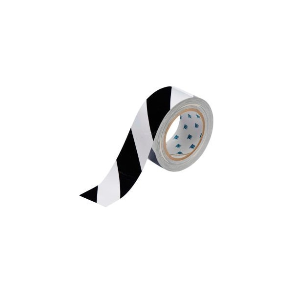 Brady Brady 104319 ToughStripe Floor Marking Tape, 2 W X 100'L, BlackWhite - 104319