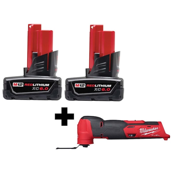 Milwaukee Tool M12 Battery, M12 Battery, M12 Multi-Tool - 48-11-2460, 48-11-2460, 2526-20