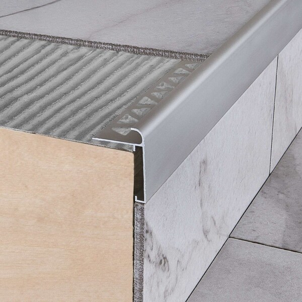 M-D Building Products Aluminum, Satin Brass, 1.125 in W x 144 in L - 06973