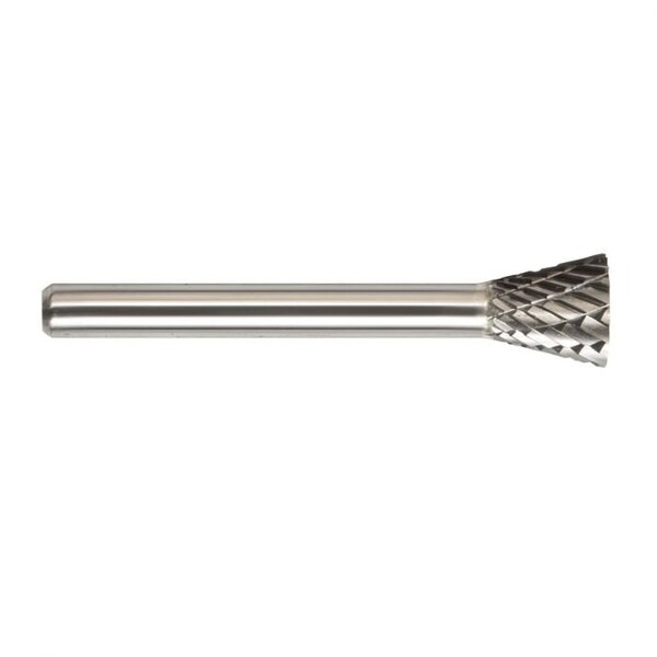 Magnum Carbide Burr, Series 7000N, 14 Head Dia, 516 Length of Cut, Inverted Taper Shape SN Head Shap - 7N116ADC